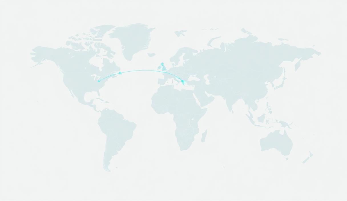 Global pharmaceutical distribution map